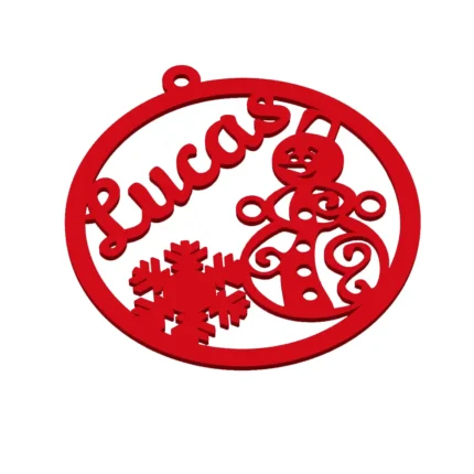 Pendente de Natal 3D